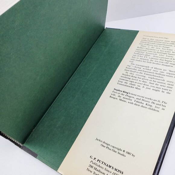 Stephen King Tommyknockers First Edition 2nd State Red 1987 'Permissions' Book - Picture 7 of 12